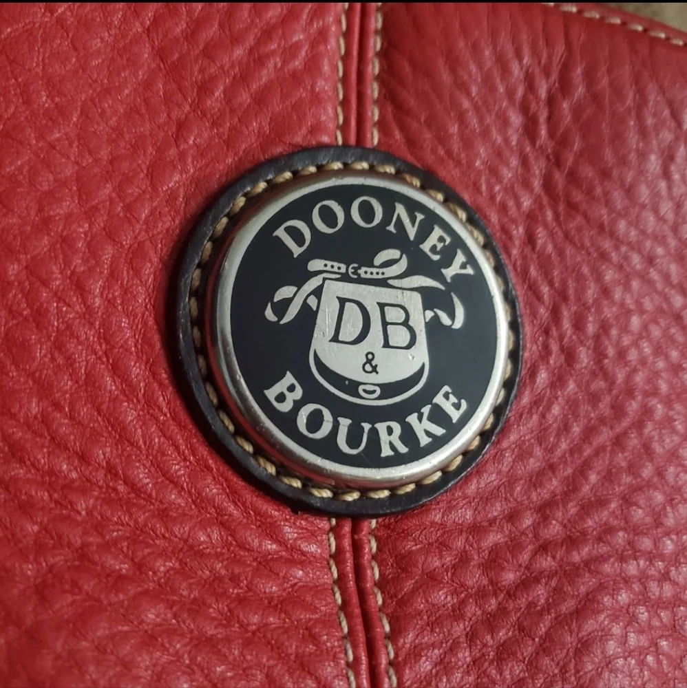 Dooney & Bourke all weather leather vintage red backpack